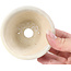 Maceta de bonsái redonda beige de Bonsai - 85 x 85 x 45 mm