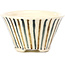 Ronde beige bonsaipot van Bonsai - 85 x 85 x 45 mm