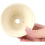 Pot à bonsaï rond beige par Bonsai - 85 x 85 x 45 mm