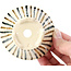 Ronde beige bonsaipot van Bonsai - 85 x 85 x 45 mm