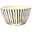 Pot à bonsaï rond beige par Bonsai - 85 x 85 x 45 mm