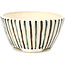 Pot à bonsaï rond beige par Bonsai - 85 x 85 x 45 mm