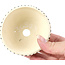 Maceta de bonsái redonda beige de Bonsai - 85 x 85 x 45 mm
