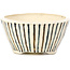 Pot à bonsaï rond beige par Bonsai - 85 x 85 x 45 mm