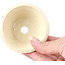 Pot à bonsaï rond beige par Bonsai - 85 x 85 x 45 mm
