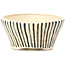 Pot à bonsaï rond beige par Bonsai - 85 x 85 x 45 mm
