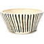 Pot à bonsaï rond beige par Bonsai - 85 x 85 x 45 mm