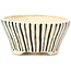 Pot à bonsaï rond beige par Bonsai - 85 x 85 x 45 mm