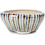 Pot à bonsaï rond beige par Bonsai - 85 x 85 x 45 mm