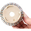 Ronde beige bonsaipot van Bonsai - 85 x 85 x 45 mm