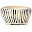 Pot à bonsaï rond beige par Bonsai - 65 x 65 x 35 mm