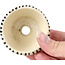Pot à bonsaï rond beige par Bonsai - 65 x 65 x 35 mm