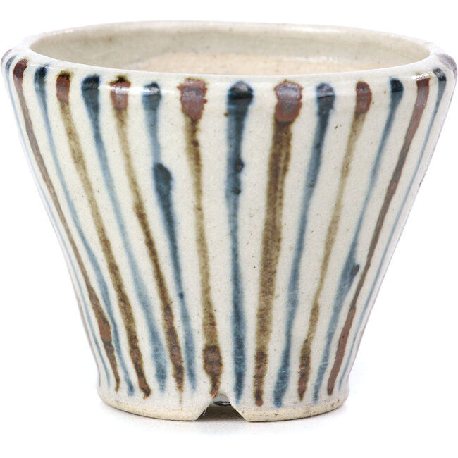 Runde beige Bonsaischale von Bonsai - 65 x 65 x 50 mm