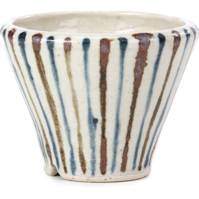 Runde beige Bonsaischale von Bonsai - 65 x 65 x 50 mm