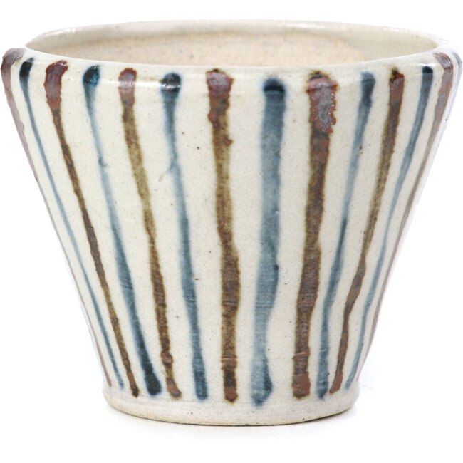 Runde beige Bonsaischale von Bonsai - 65 x 65 x 50 mm