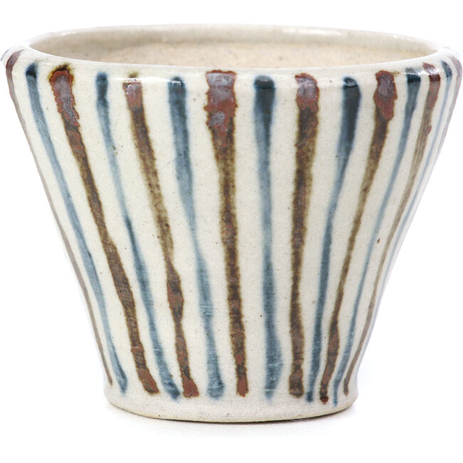 Maceta de bonsái redonda beige de Bonsai - 65 x 65 x 50 mm