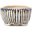 Pot à bonsaï rond beige par Bonsai - 50 x 50 x 30 mm