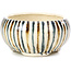 Pot à bonsaï rond beige par Bonsai - 60 x 60 x 30 mm