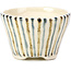 Pot à bonsaï rond beige par Bonsai - 60 x 60 x 30 mm
