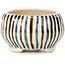 Pot à bonsaï rond beige par Bonsai - 55 x 55 x 30 mm
