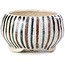 Pot à bonsaï rond beige par Bonsai - 55 x 55 x 30 mm
