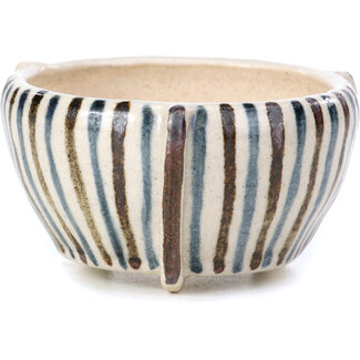 Bonsai Maceta para bonsái redonda beige de 60 mm de Bonsai, Japón