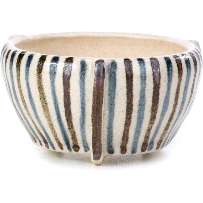 Runde beige Bonsaischale von Bonsai - 60 x 60 x 35 mm