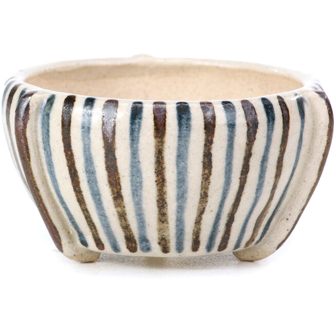 Runde beige Bonsaischale von Bonsai - 60 x 60 x 35 mm