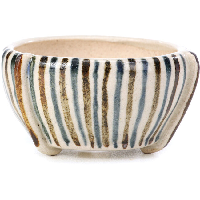 Round beige bonsai pot by Bonsai - 60 x 60 x 35 mm