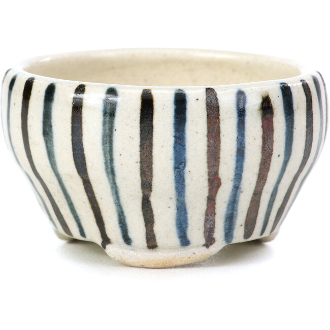 Runde beige Bonsaischale von Bonsai - 60 x 60 x 35 mm