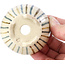 Pot à bonsaï rond beige par Bonsai - 60 x 60 x 35 mm