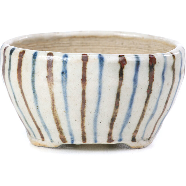 Ronde beige bonsaipot van Bonsai - 60 x 60 x 35 mm