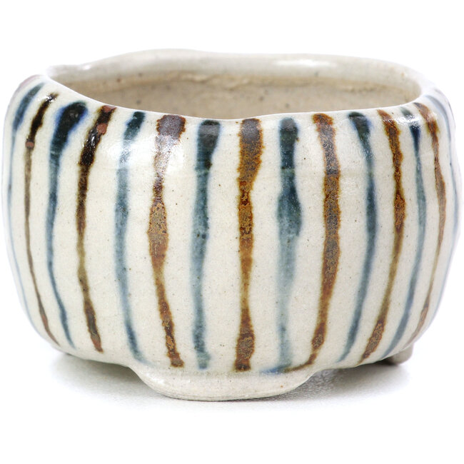 Runde beige Bonsaischale von Bonsai - 60 x 60 x 35 mm