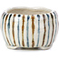 Pot à bonsaï rond beige par Bonsai - 60 x 60 x 35 mm