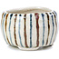 Pot à bonsaï rond beige par Bonsai - 60 x 60 x 35 mm