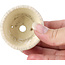 Pot à bonsaï rond beige par Bonsai - 55 x 55 x 32 mm