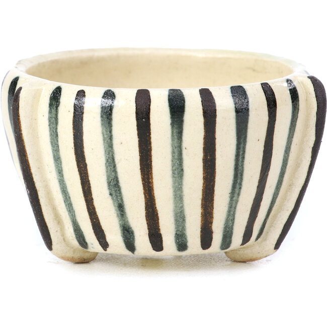 Runde beige Bonsaischale von Bonsai - 55 x 55 x 33 mm