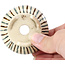 Pot à bonsaï rond beige par Bonsai - 65 x 65 x 35 mm