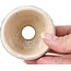 Runde beige Bonsaischale von Bonsai - 65 x 65 x 35 mm