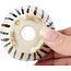 Pot à bonsaï rond beige par Bonsai - 65 x 65 x 35 mm
