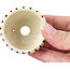 Runde beige Bonsaischale von Bonsai - 55 x 55 x 33 mm