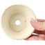 Pot à bonsaï rond beige par Bonsai - 86 x 86 x 35 mm