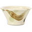 Vaso per bonsai rotondo beige di Bonsai - 85 x 85 x 45 mm