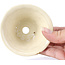 Pot à bonsaï rond beige par Bonsai - 85 x 85 x 45 mm