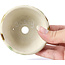 Pot à bonsaï rond beige par Bonsai - 85 x 85 x 45 mm
