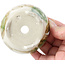 Pot à bonsaï rond beige par Bonsai - 85 x 85 x 45 mm