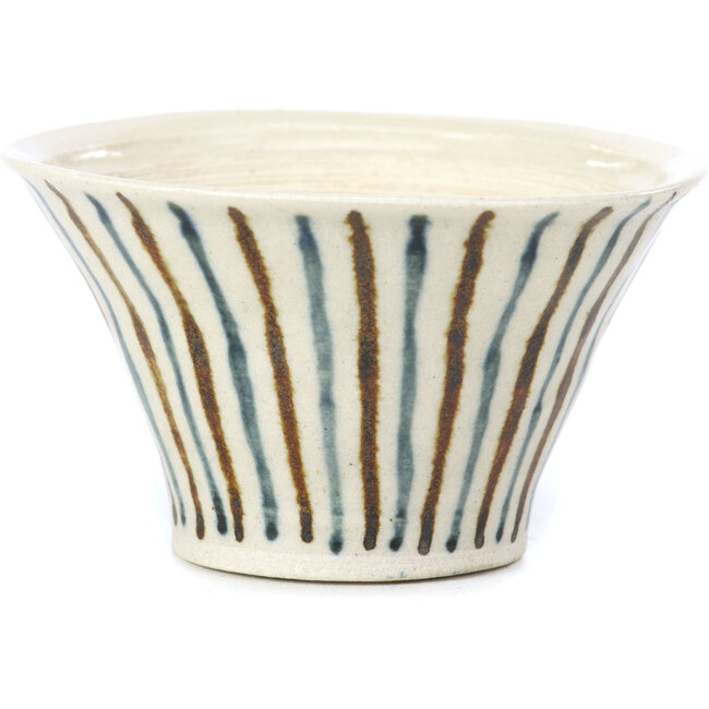 Runde beige Bonsaischale von Bonsai - 85 x 85 x 45 mm