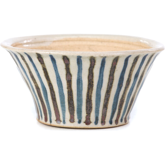 Runde beige Bonsaischale von Bonsai - 85 x 85 x 45 mm