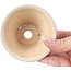 Maceta de bonsái redonda beige de Bonsai - 85 x 85 x 45 mm