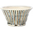 Round beige bonsai pot by Bonsai - 85 x 85 x 45 mm
